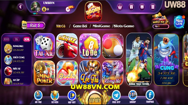 cổng game doden club