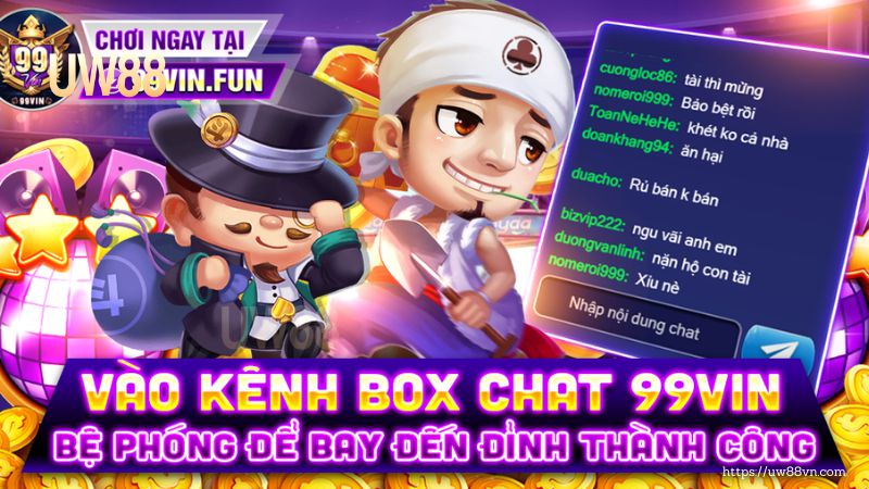 code vin99 kenh chat box